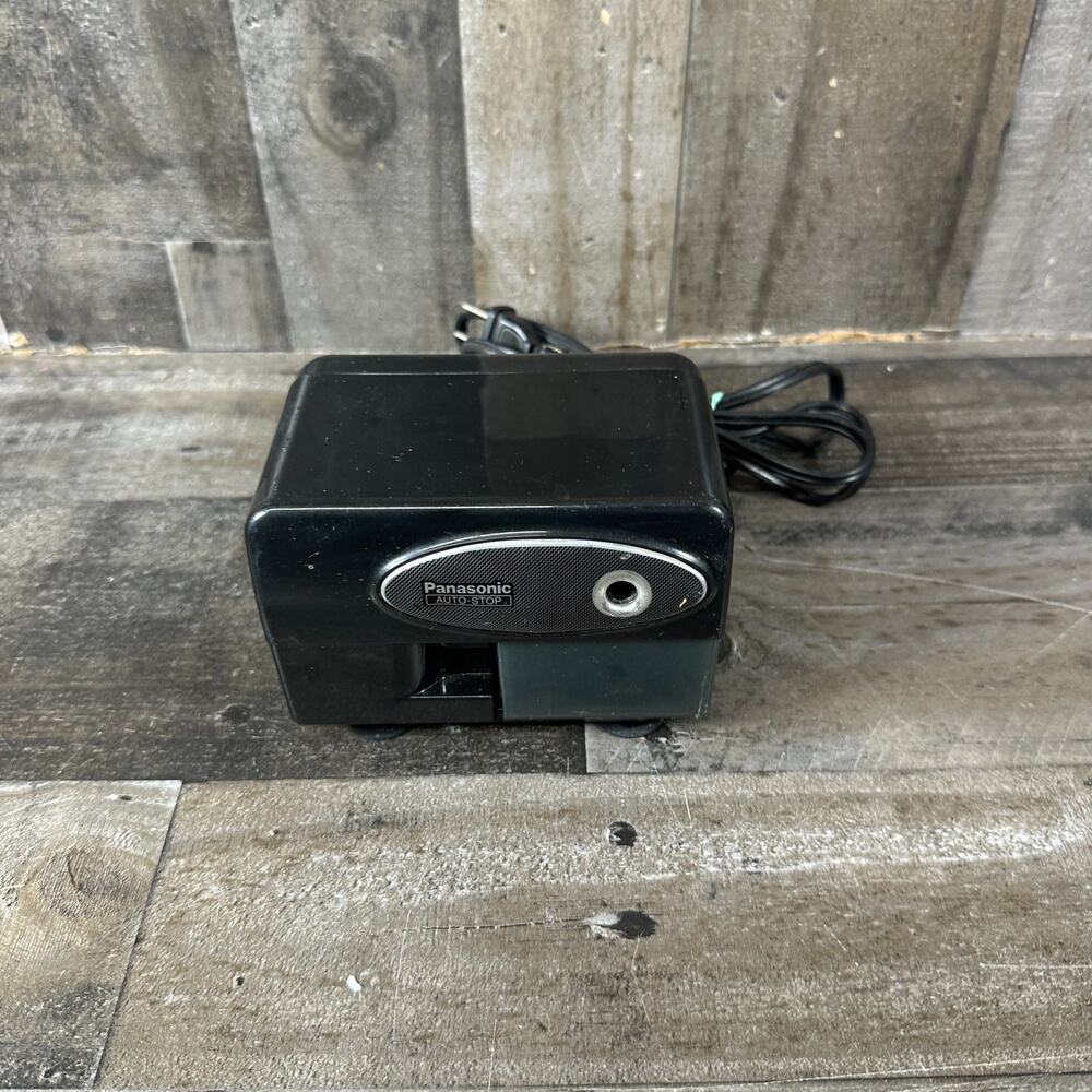 Panasonic‎ Electric Pencil Sharpener KP310 Auto-Stop TESTED +Suction Feet